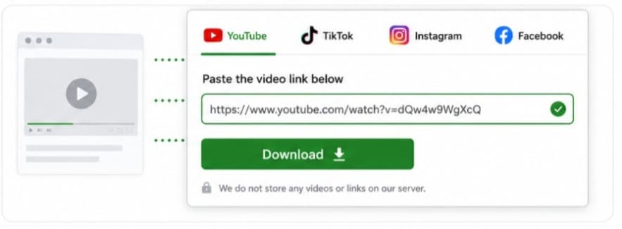 Step 2: Paste in Downloader